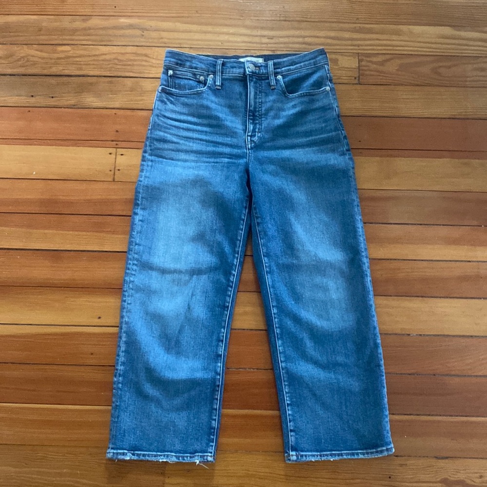 Madewell Slim Wide-leg Crop Jeans